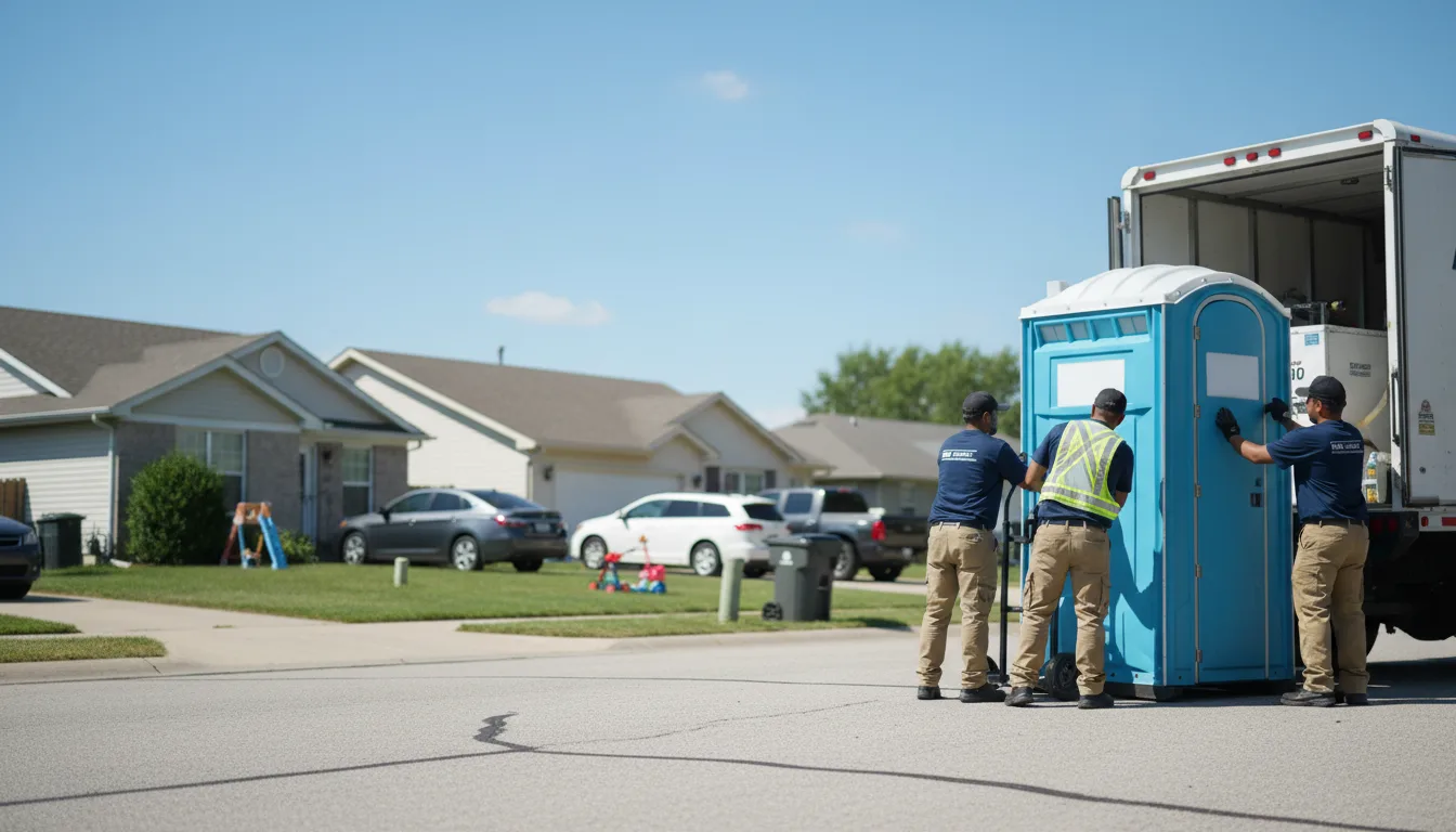 Standard Porta Potty Rentals in Bluffs, IL near me